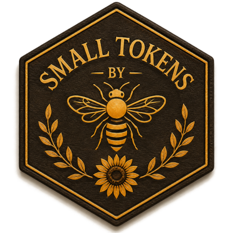 Small Tokens By B. Logo
